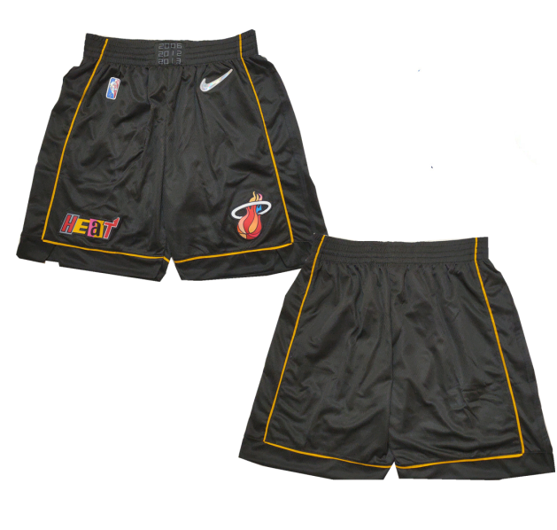 Men's Miami Heat Black Shorts (Run Small) Men's Miami Heat Black Shorts (Run Small)